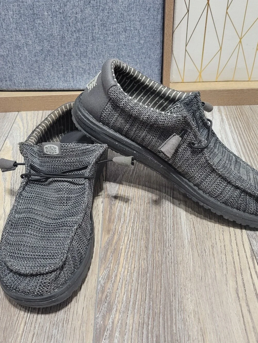 Hey Dude Shoes Mens Size 11 Gray